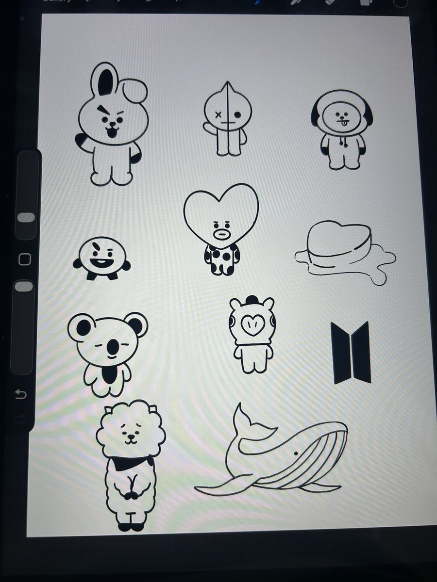 _gothbiddies_'s tweet photo. bts freebie tattoos i’ll be doing 🙂‍↕️ #BTS #Tattoo #BTS_ARİRANG https://t.co/vs782Th7YM
