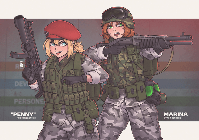 ResEvilDude's tweet photo. The half life soldiers are really well designed. Urban camo because they're up to no good. But regular woodland body armor and helmets cause that's standard equipment. https://t.co/7bzf3JYSeT