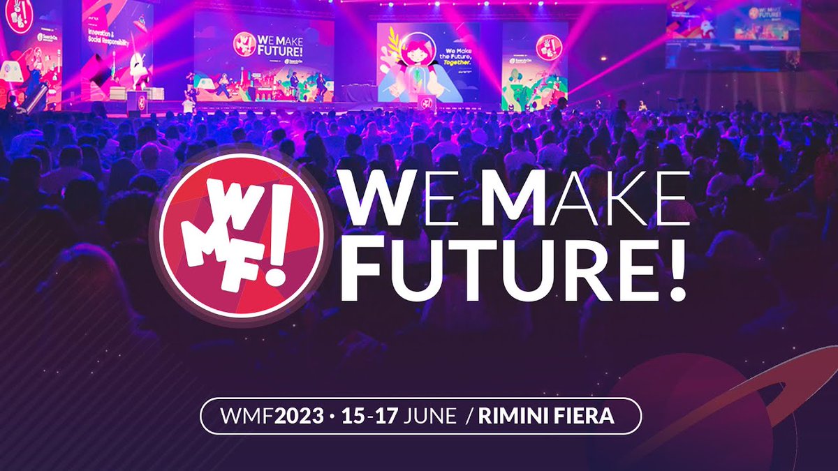 Autonmyglobal's tweet photo. @WMFWeMakeFuture, the planet’s largest innovation event, runs June 24–26 at BolognaFiere, featuring the AI Global Summit, Creators and Music Fests, Main Stage performances, and an exhibition of robots, gaming, sports demos, and simulators. https://t.co/nufZhxFfpZ https://t.co/1pYRP7TeoI
