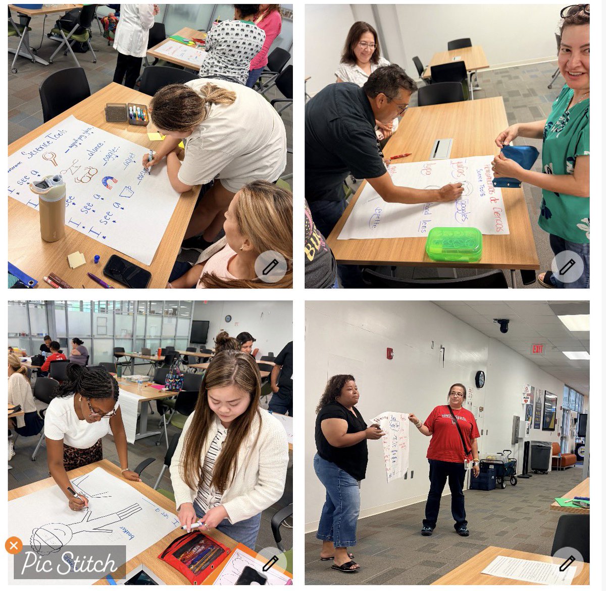SBISDML's tweet photo. Even though it’s their 1st week of summer break, our PreK Ts chose to spend the day learning, reflecting, and growing in their practice. Their commitment to provide the best possible experience for our youngest learners is inspiring. @TecJulie @irmacmedina1218 @PrestonMarthaJ https://t.co/M9TVJR5cSb