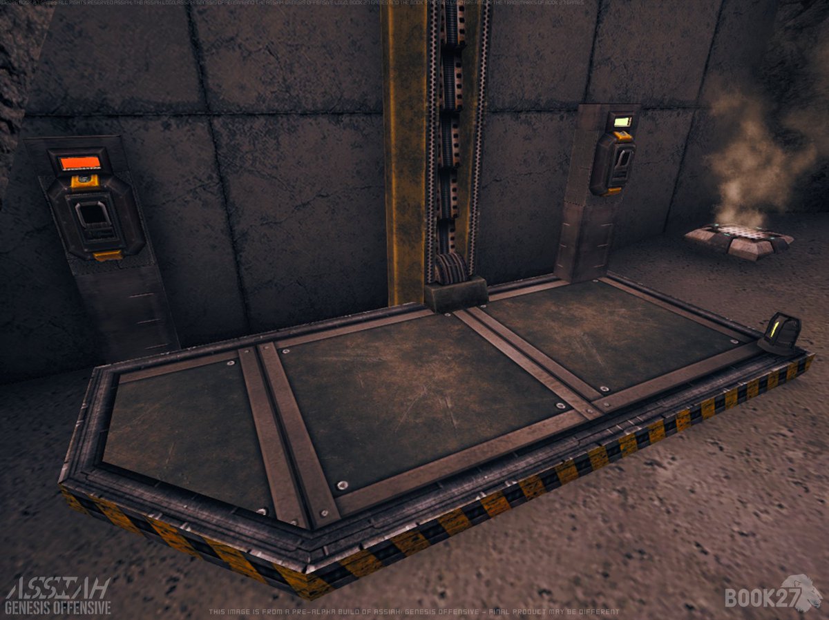 DannyMacFinn's tweet photo. And the elevators are textured. #assiahgame #assiahdev #indiegame #genesisoffensive https://t.co/EgIc4dDJtC