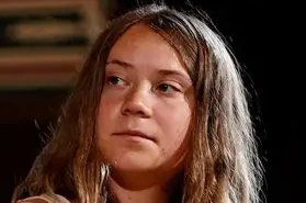 LostHistory9's tweet photo. All the devs for God of War: Menopause did was age Greta Thunberg 30 years lmao https://t.co/tCzFJkGzR0