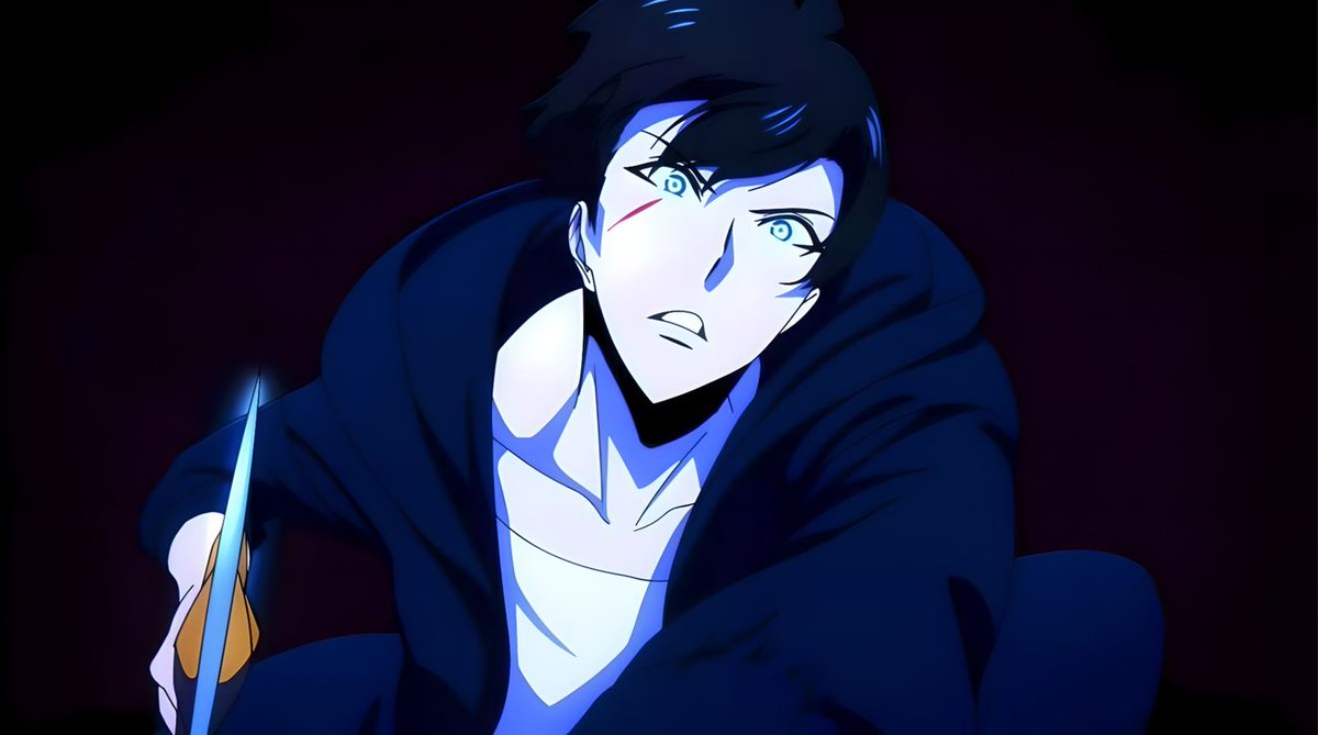 DeathKingJinwoo's tweet photo. Random pause on solo leveling episode 💀 what a hair movement what a character design, that frame is just chef’s kiss

#sololeveling https://t.co/FxuwXxdULU