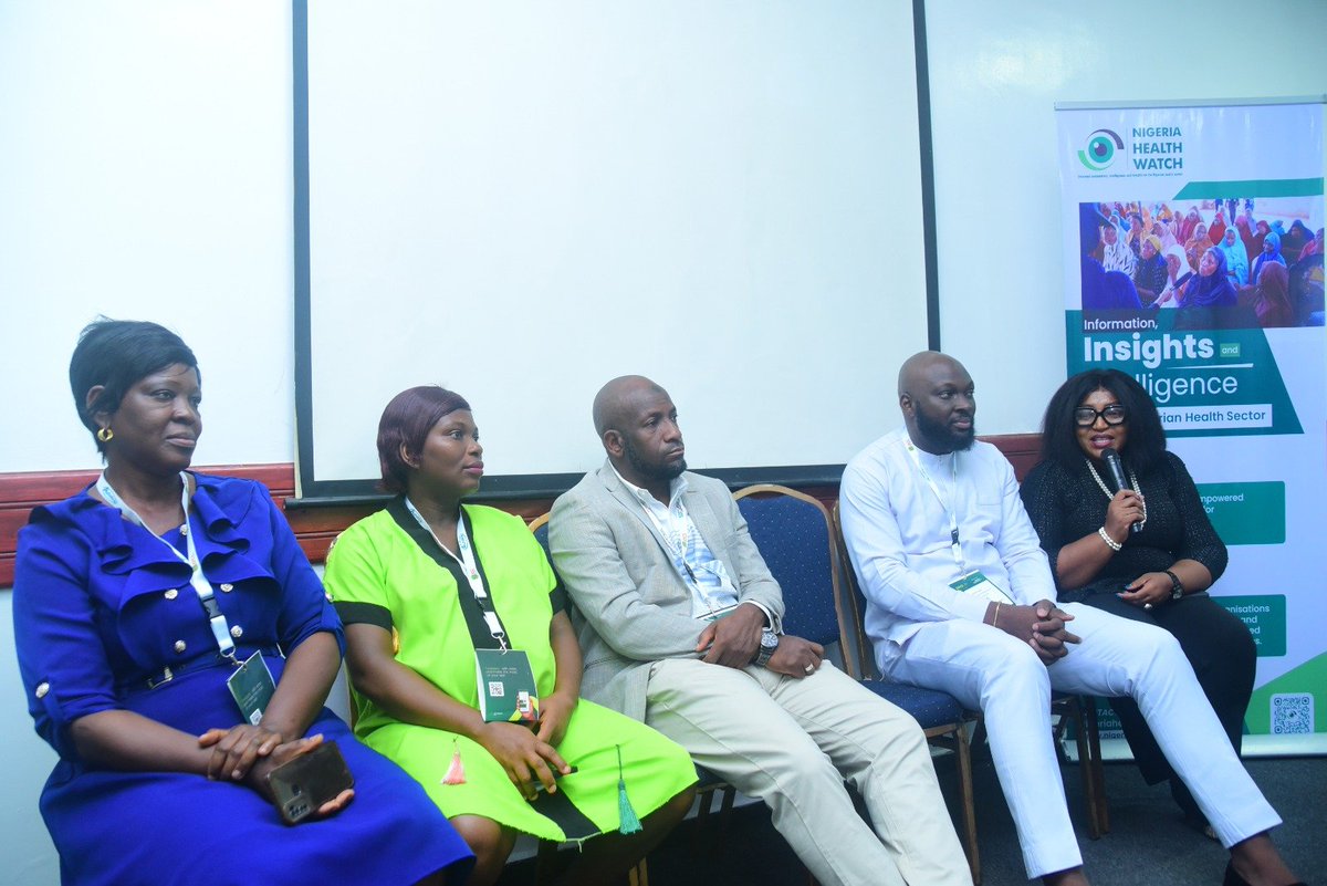 nighealthwatch's tweet photo. Dr Ume Akunna, Deputy Medical Director at Orchid Road General Hospital, shared a clinician’s perspective on what it takes to successfully adopt maternal health innovations.

She reflected on how postpartum blood loss was once assessed largely through visual estimation, making it difficult to accurately identify women at risk. The introduction of calibrated drapes changed this by enabling objective measurement from the moment of delivery and strengthening clinical decision-making.

#GivingBirthInNigeria