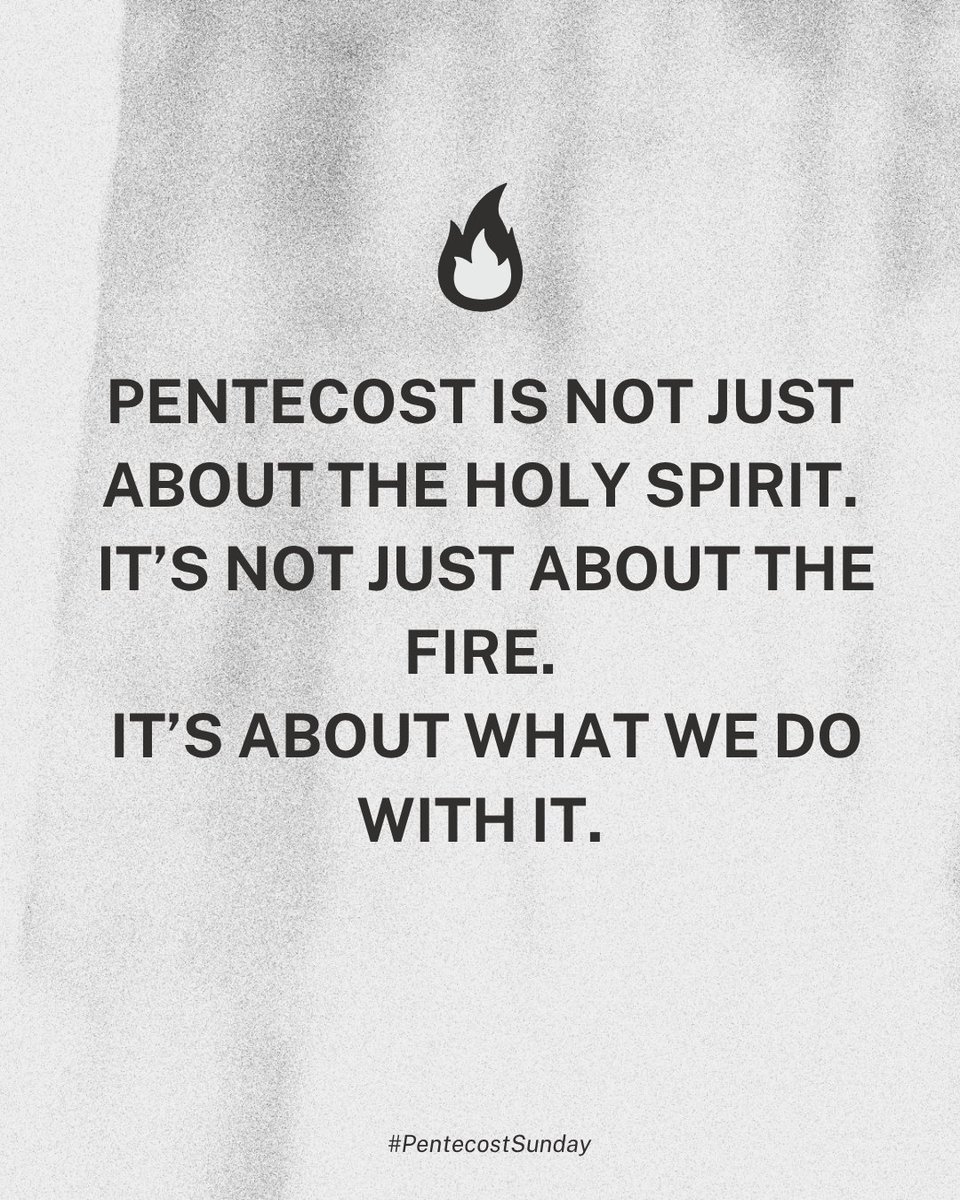 EnPerth's tweet photo. The power of the Holy Spirit was never meant to leave us comfortable with warm feelings. It empowers us to join the mission of God - to go, make disciples, and bear witness to Christ among all nations.

#PentecostSunday #SundayTakeaway #SermonRecap #ENPerth #Acts #HolySpirit #Go https://t.co/BgMHTobIDw