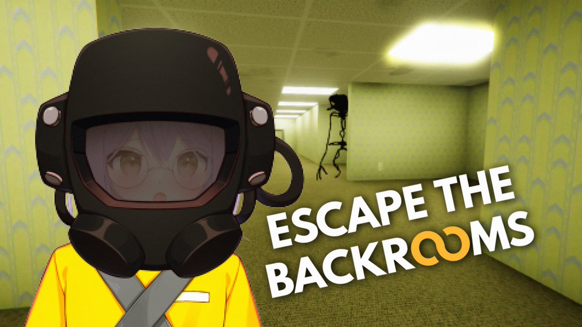 NotAzutan's tweet photo. Playing Escape the Backrooms with friends! NOW NOW NOW https://t.co/3vME8j533o https://t.co/efigBqIYon