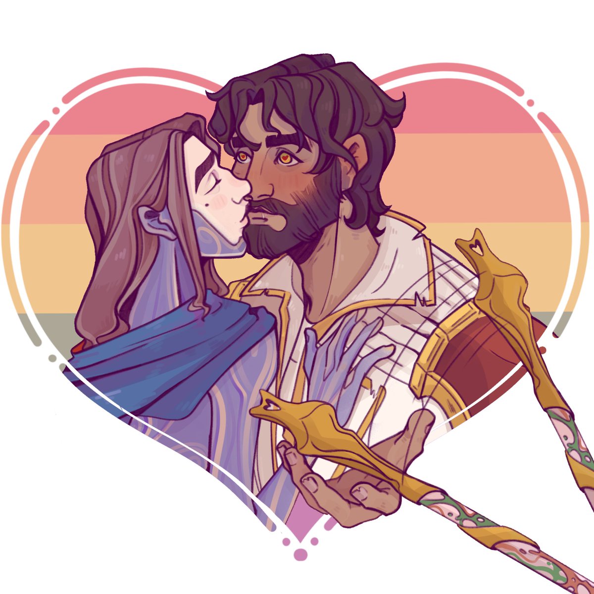 lya_liageth's tweet photo. Happy pride month to all my lovely people!!! 
Featuring Jayce realizing he might not be as straight as he believed to be,,, 
#jayvik https://t.co/kjYjwtqToK