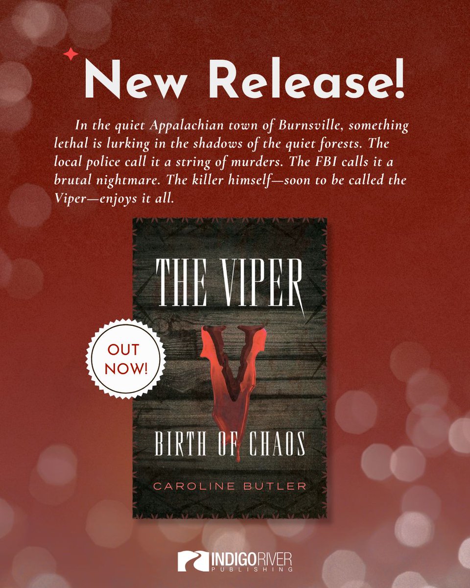 indigoriverpub's tweet photo. The Viper: Birth of Chaos is OUT NOW! 📖✨

In the Appalachian wild, the deadliest predator isn't an animal. His name is the Viper. Perfect for fans of Red Dragon and The Silence of the Lambs. 

Check out this new thriller at https://t.co/TiqqBVwh04 ! https://t.co/Fs4xX0mcgi