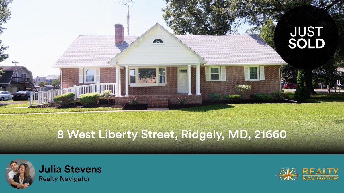 RealtyNavigator's tweet photo. 🛌 5 🛀 2
📍 8 West Liberty Street, Ridgely, MD, 21660

Our agent’s latest sale on RateMyAgent
NAR MD 673531
https://t.co/5owcLBJmvn

...
#ratemyagent #realestate #Realty_Navigator https://t.co/0fhfXcaDkv