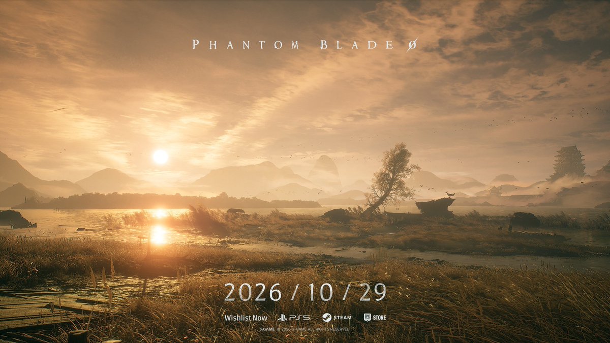 Wario64's tweet photo. Phantom Blade Zero delayed to Oct 29, 2026 (from Sept 9, 2026) https://t.co/5b2SDodSJN