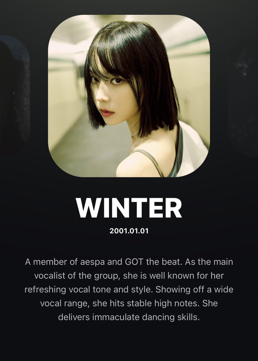wintersorrchid's tweet photo. A reminder because so many people need it. WINTER IS A MAIN VOCALIST!!
Stop trying to ignore the actual written facts. Down playing her skills is so low. She’s a MAIN VOCAL, LEAD DANCER, and VISUAL!! Please get it right!! https://t.co/JdMAxKcZTm