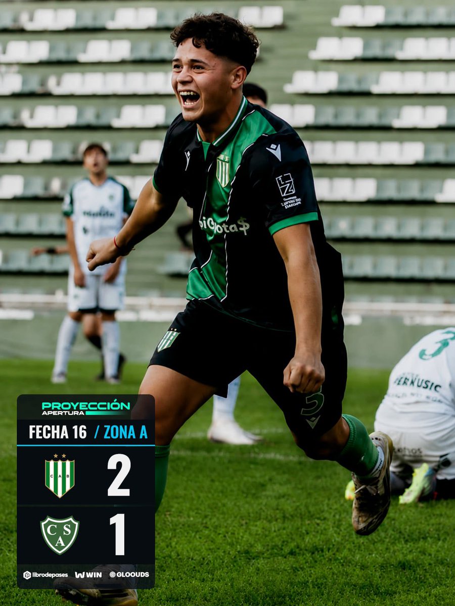 ProyeccionLPF's tweet photo. ¡Ganó el Taladro! 🔝⚽️ @CAB_oficial venció 2 a 1 a @CASarmientoOf por la #Fecha16 del #TorneoProyección Apertura 🏆 https://t.co/AyJAM023q0