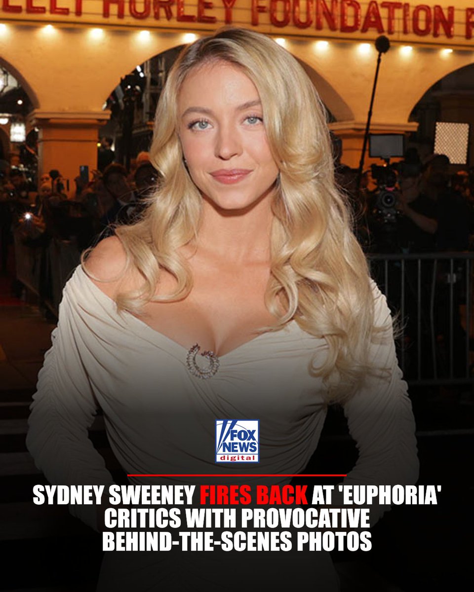 FoxNewsEnt's tweet photo. Sydney Sweeney fires back at 'Euphoria' critics with a carousel of nearly nude behind-the-scenes photos and a three-word defense: 'it's called… acting.'

The 28-year-old posted provocative images from Season 3 — including a topless shot with a giant python and the fetish dog costume that triggered widespread backlash — making clear she stands by every frame of her portrayal of Cassie Howard.

Creator Sam Levinson says he offered to shoot around the nudity but Sweeney refused.

📸: Rebecca Sapp/Getty Images for Santa Barbara International Film Festival