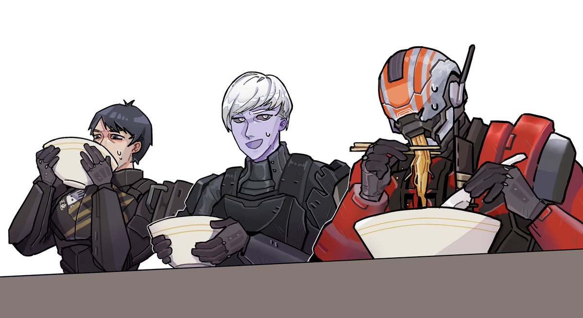 PAPATHESIXTH's tweet photo. Holy Fuck!!
Yo Bros yall remember this Piece of our Guardians from Destiny?
@Space_Racc  @ciel_vtuber 
Ohhhh man, those were the times!!
Art was done by @eater_ssc
Btw im the middle ✌️🔥💯 https://t.co/dP2mr5EPkg