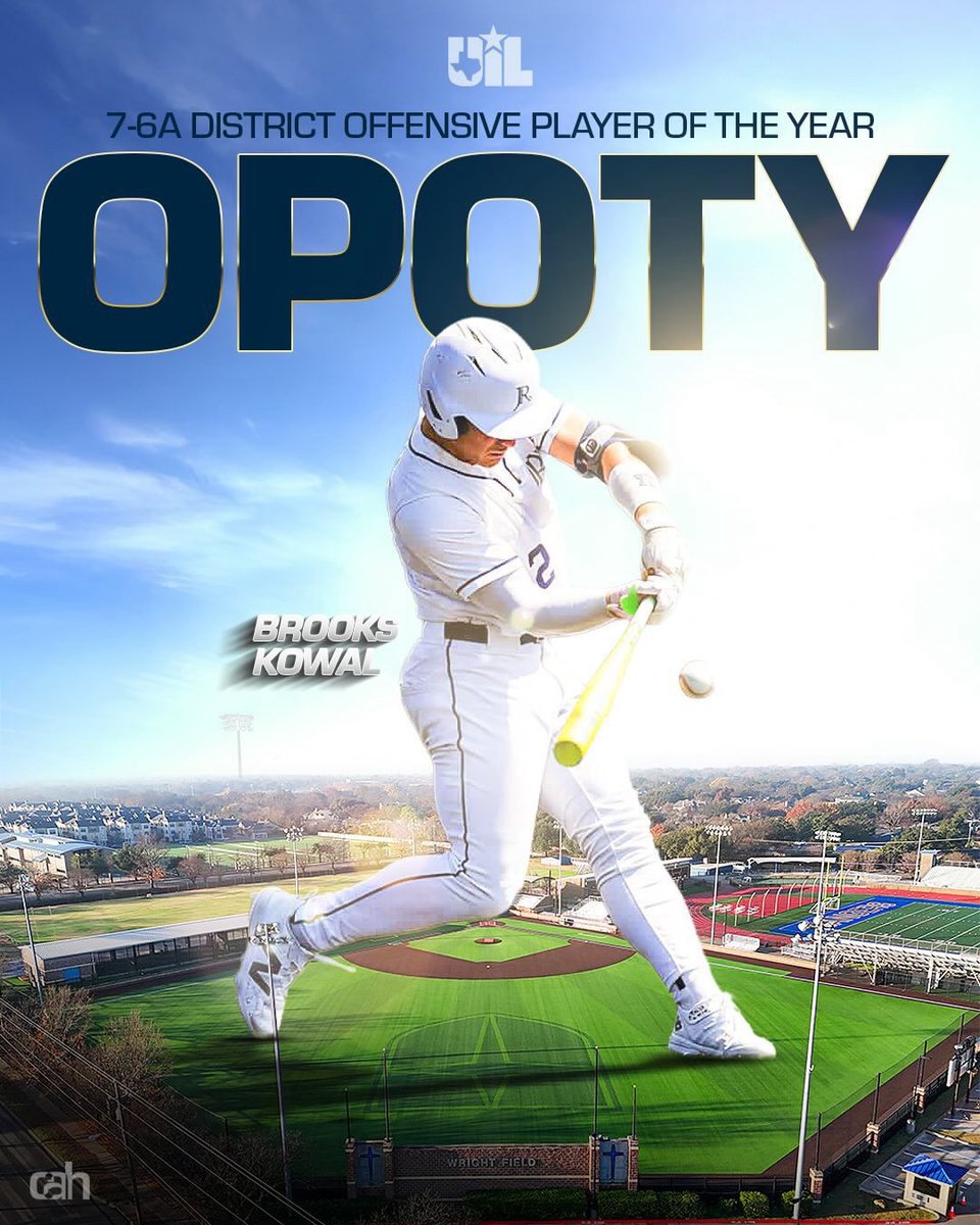 brooks_kowal's tweet photo. Grateful for this season and for being part of a great playoff run. Unfortunately, due to knee surgery and recovery, I’ll be taking a gap year.

2026 Season Stats:
Offensive Player of The Year (District 7-6A)
AB: 106
AVG: .462
OBP: .524
OBS: 1.373
SLG: . 849
H: 49
2B: 14
3B: 6
HR: 5