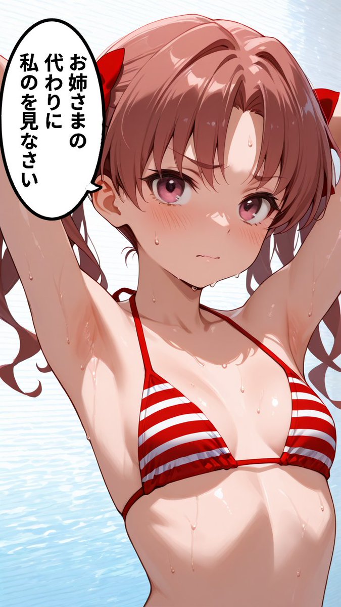 うなうなP🎵AIイラスト（汗だくの女の子が好き） tweet media