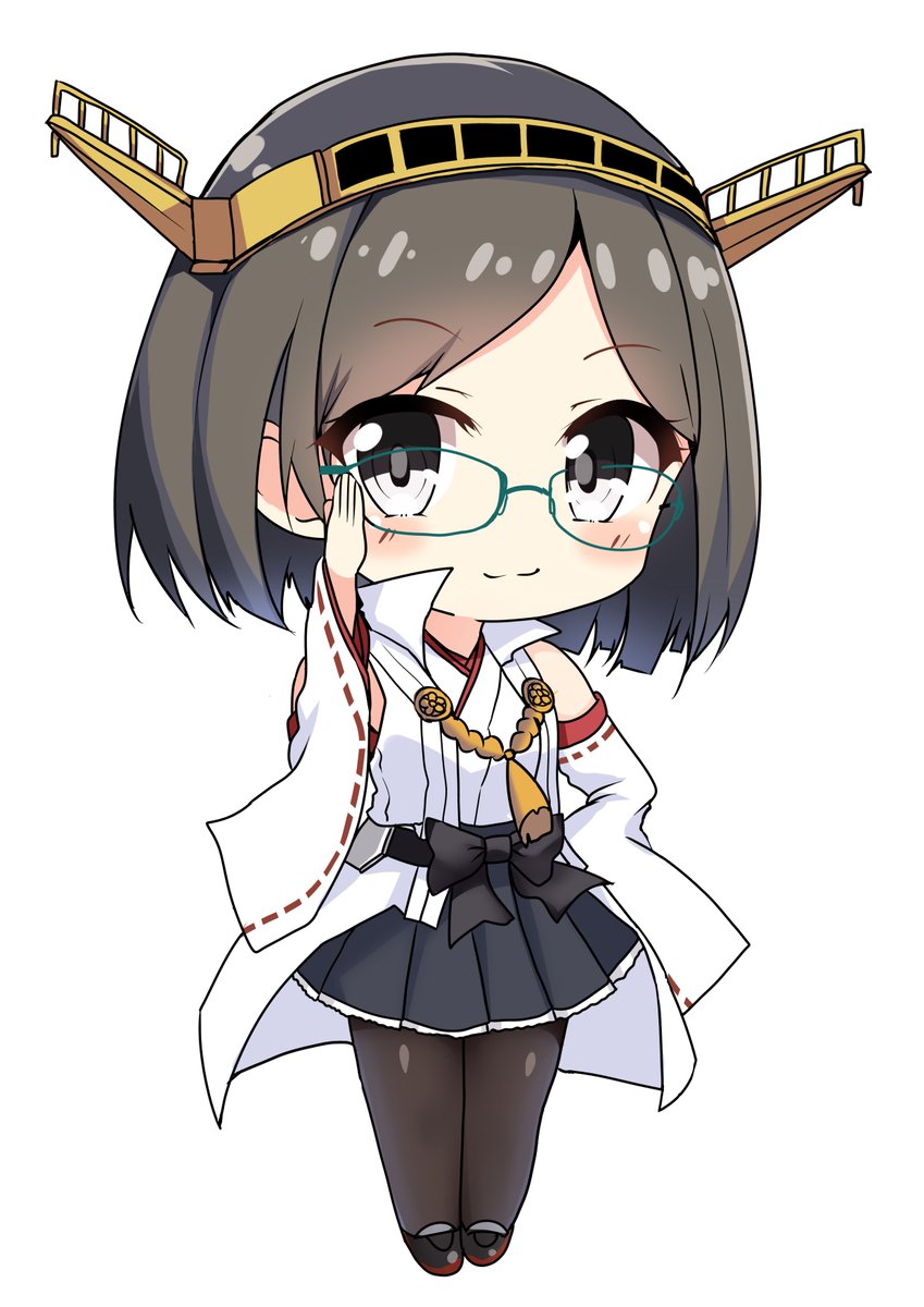 霧島(艦これ) 「おはようございます(`・ω・')ゞ」|火村 モリタカ＠/5月COMITIA144（B51a)/その次は神戸かわさき10のイラスト