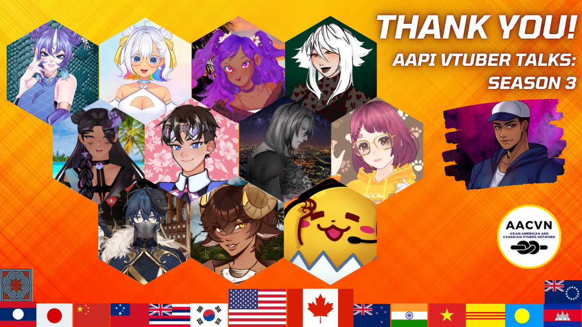 Atra_VT's tweet photo. That's a WRAP on #AAPIVTuberTalks, Season 3!

Thank you for three wonderful episodes this year, all of which will soon be on the @AACVNetwork YouTube channel. ❤️

A special thank you to our panelists this year! Despite fewer episodes we had the broadest ever AAPI representation https://t.co/TPk06p8Wbk