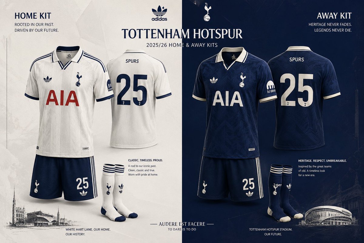 OneSixTwoThree1's tweet photo. @HotspurLane It’s time for @adidasfootball to get in touch with @SpursOfficial to cook up a treat https://t.co/tZbMe3N7Dh
