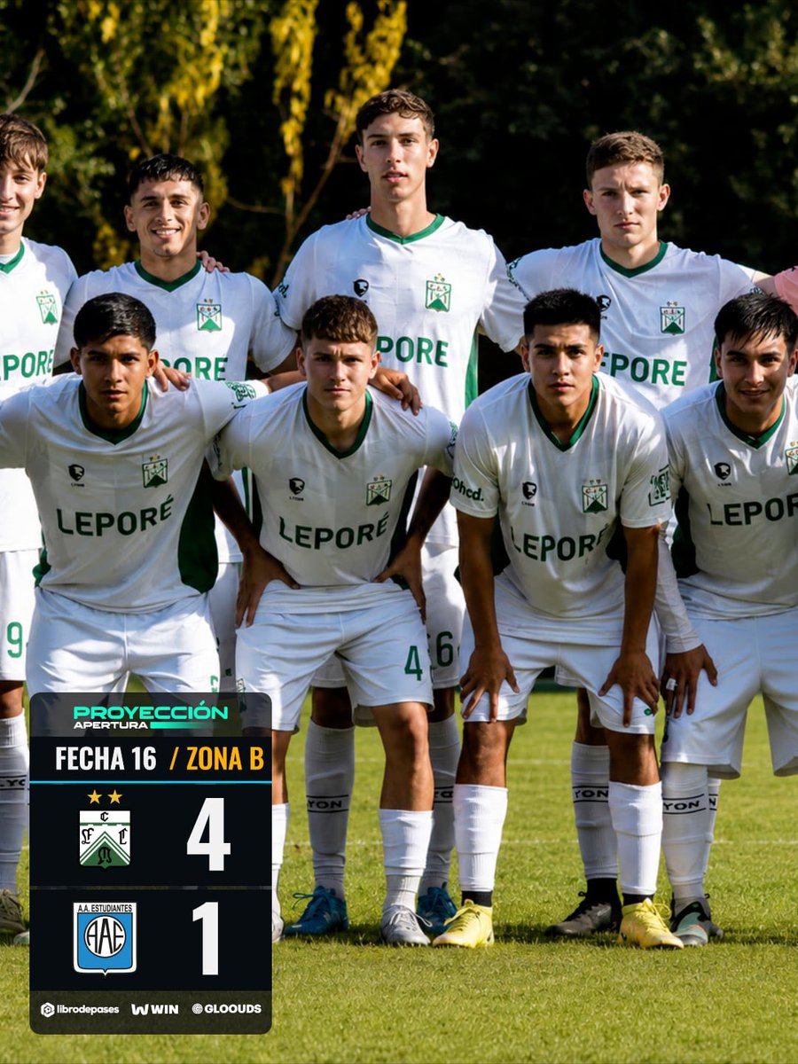 ProyeccionLPF's tweet photo. ¡Goleó el verdolaga! 🇳🇬🔝 @FerroOficial ganó 4 a 1 frente a @EstudiantesRio4 por la #Fecha16 del #TorneoProyección Apertura 🏆 https://t.co/NY7GmjrpXA