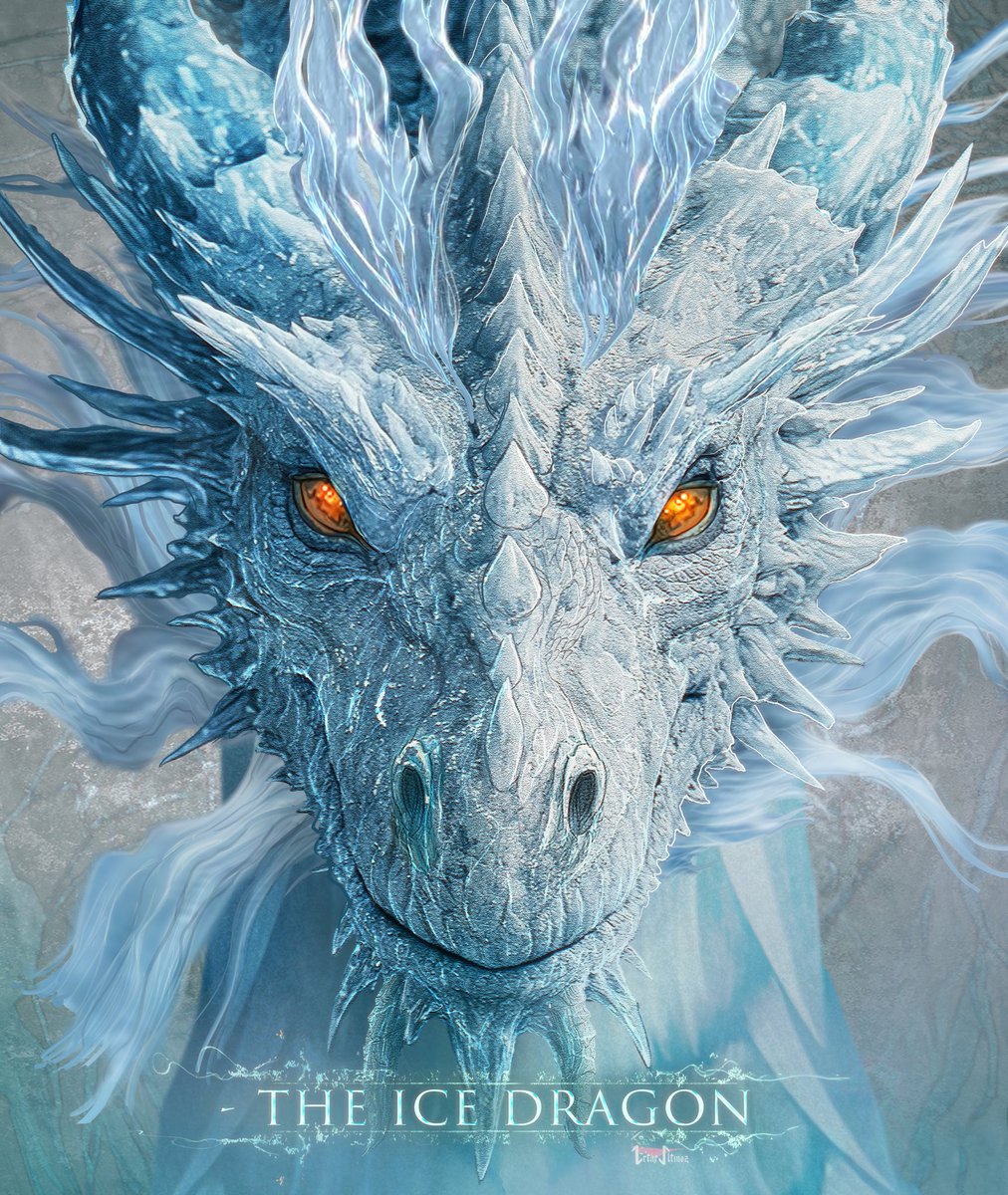 ertacaltinoz's tweet photo. “The Ice Dragon”by me. 

I finished depicting book versions of ASoIaF dragons with this one.

A big THANK YOU to all who were with me along the journey! 🔥🐉

32 in Total!!!
For full series:
—-> 
https://t.co/NEPI1J3EiZ 

#TheIceDragon #Dragon #GeorgeRRMartin #GRRM #ASoIaF https://t.co/I4FxvPhcVz