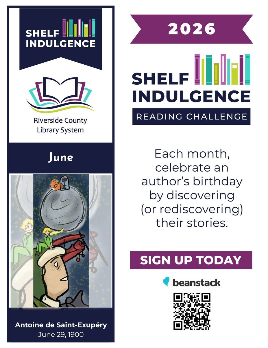 MeadValleyLib's tweet photo. Take flight this June by honoring the birthday of Antoine de Saint-Exupéry. Explore poetic storytelling, philosophical reflections, and tales that capture the wonder of both childhood and humanity. https://t.co/gcWIP63P1I