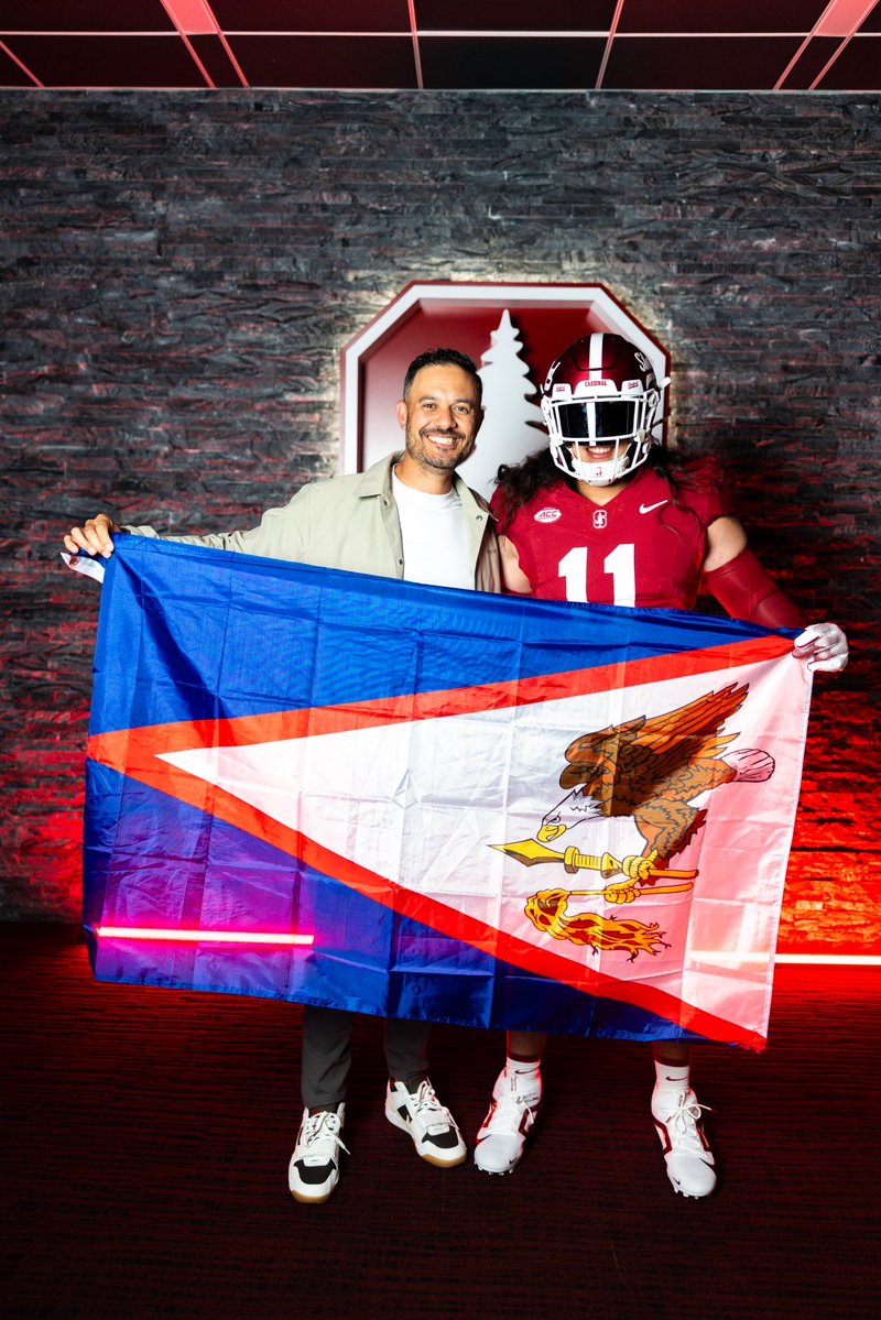MailoTroy's tweet photo. Mahalo to @StanfordFball for hosting me and my parents for an incredible official visit. It was a great opportunity to learn more about the program and experience firsthand what makes Stanford such a special place. Thank you to everyone who took the time to invest in me and my family throughout the weekend! @tavitap @CaptAndrewLuck @IAm_JameFlame @CoachMikeTui @Coach_Tavita @Big75Fella @Albert_GarciaFB @jrbennet @coachgabesewell @CoachDougieVan @Coach_Ceddy @BrandonHuffman @BlairAngulo @adamgorney @GregBiggins
@TomLoy247 @polynesiabowl @CoachMailo @estherfred03 @_MullenFootball