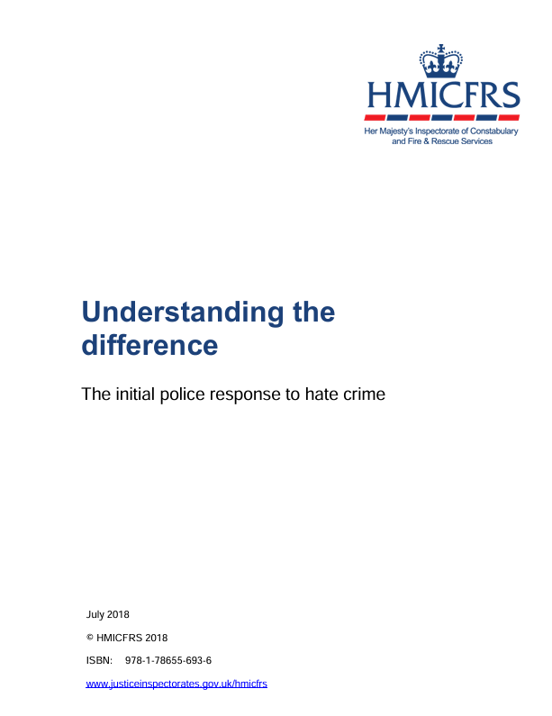 ATylerHA3's tweet photo. @CPhilpOfficial Correct. Here is one such policy document, which in 2018 demanded that the police service “prioritises the needs of victims of hate crime” (p-4) who should “receive the premium service as demanded by force policy” (p50). https://t.co/vrRn6RZwR9