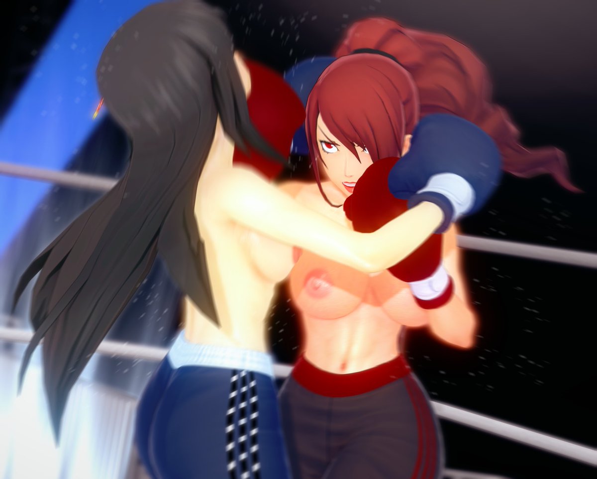 madokek's tweet photo. After a very long delay, the Velvet Room Boxing Tournament continues!

Shogi master Hifumi Togo's strategic mind stood no chance against the powerful vetern fighter Mitsuru Kirijo https://t.co/VPDGwBeDIV