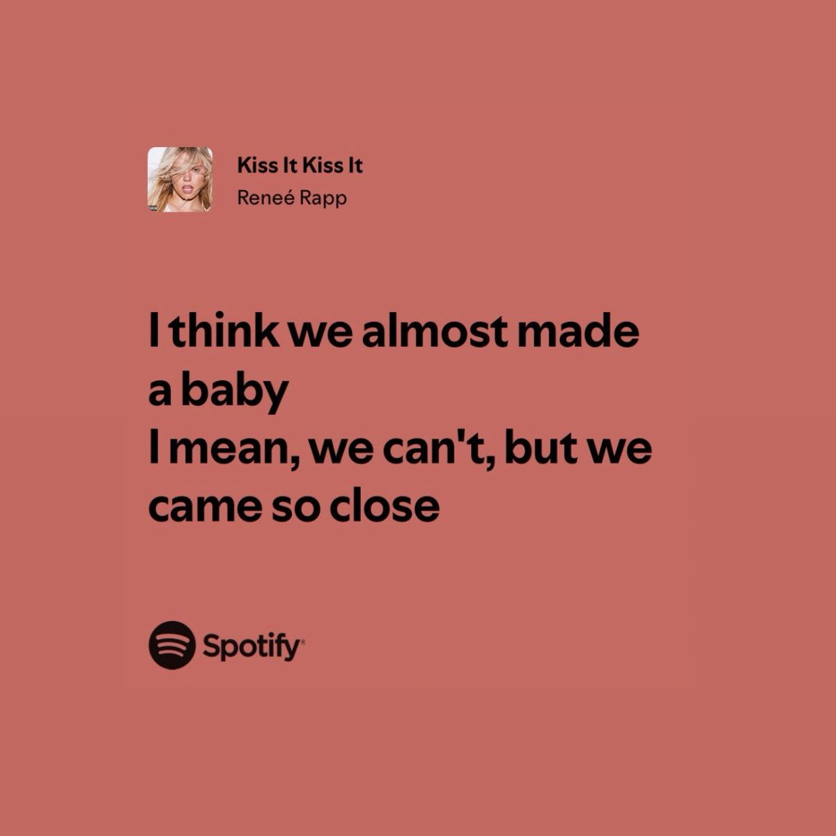 rappvault's tweet photo. ‘Kiss It Kiss It’ by Reneé Rapp was the #1 song on Spotify globally on the first day of Pride month. https://t.co/dzeCOWGfW5