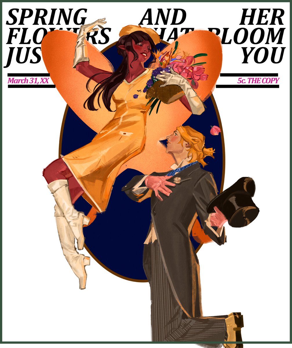 shysopods's tweet photo. i only recorded halfway but theres the process 
love leyendecker and love my dnd ocs <3 
#art #dnd https://t.co/SVjWZK1vK6