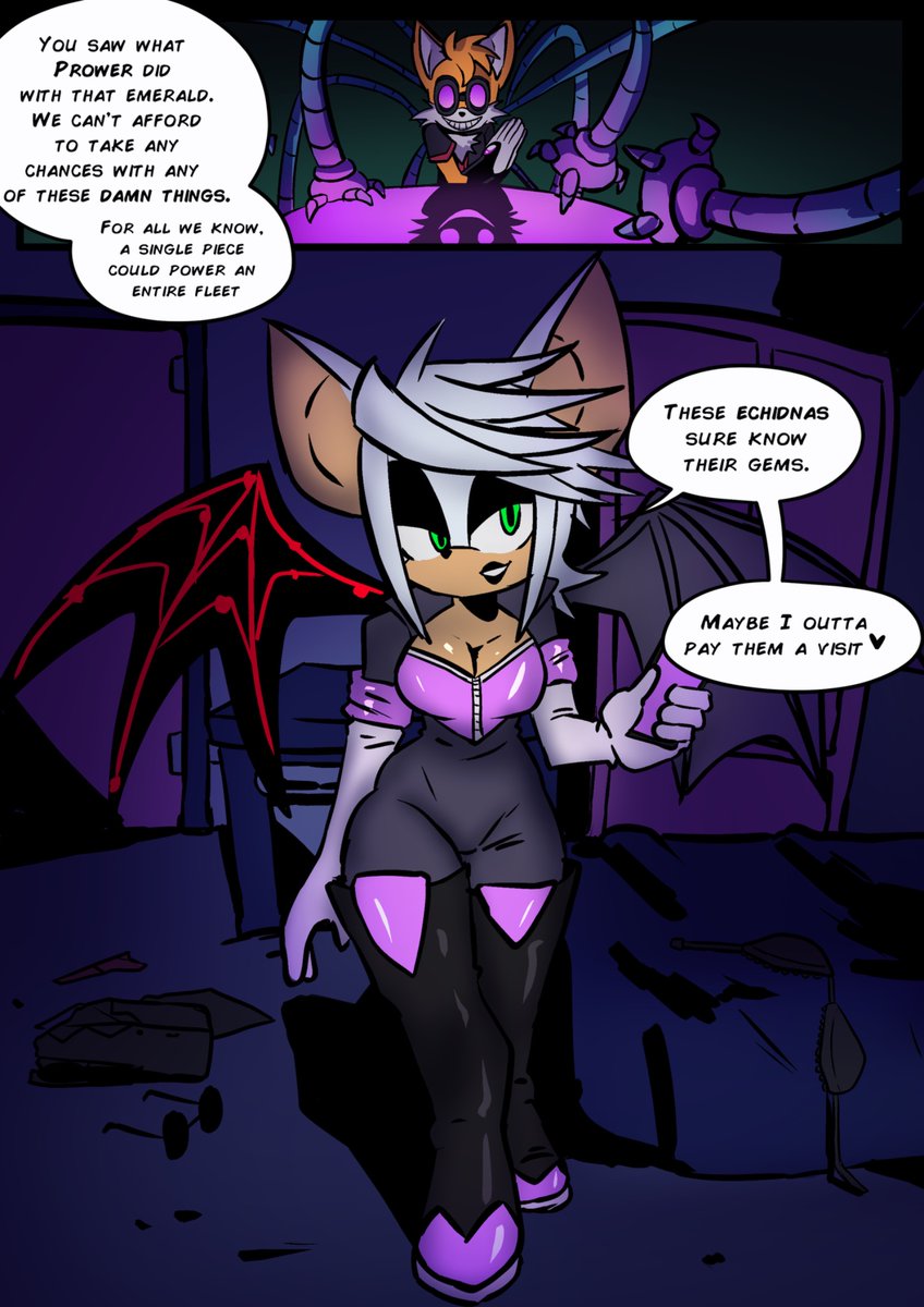 MrL707's tweet photo. 💎❤️🦇 ABSOLUTE ROUGE- MASTER SHARDS Pg.7-8

Rouge is suited up and ready for the mission!
This was written by yours truly! Illustrated by the talented @xao_art FOLLOW &amp; SHARE!!!
#absolutesonic #rougethebat #sega #sonicthehedgehog #soniccomic #absoluterouge #sonicfan #fancomic https://t.co/2oWluivZoL