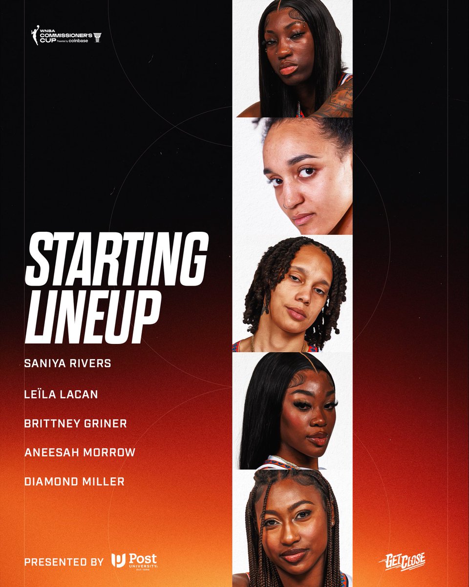 ConnecticutSun's tweet photo. Starters in ATL📍

#GetClose | #CTSun https://t.co/wN6YmcWqu6