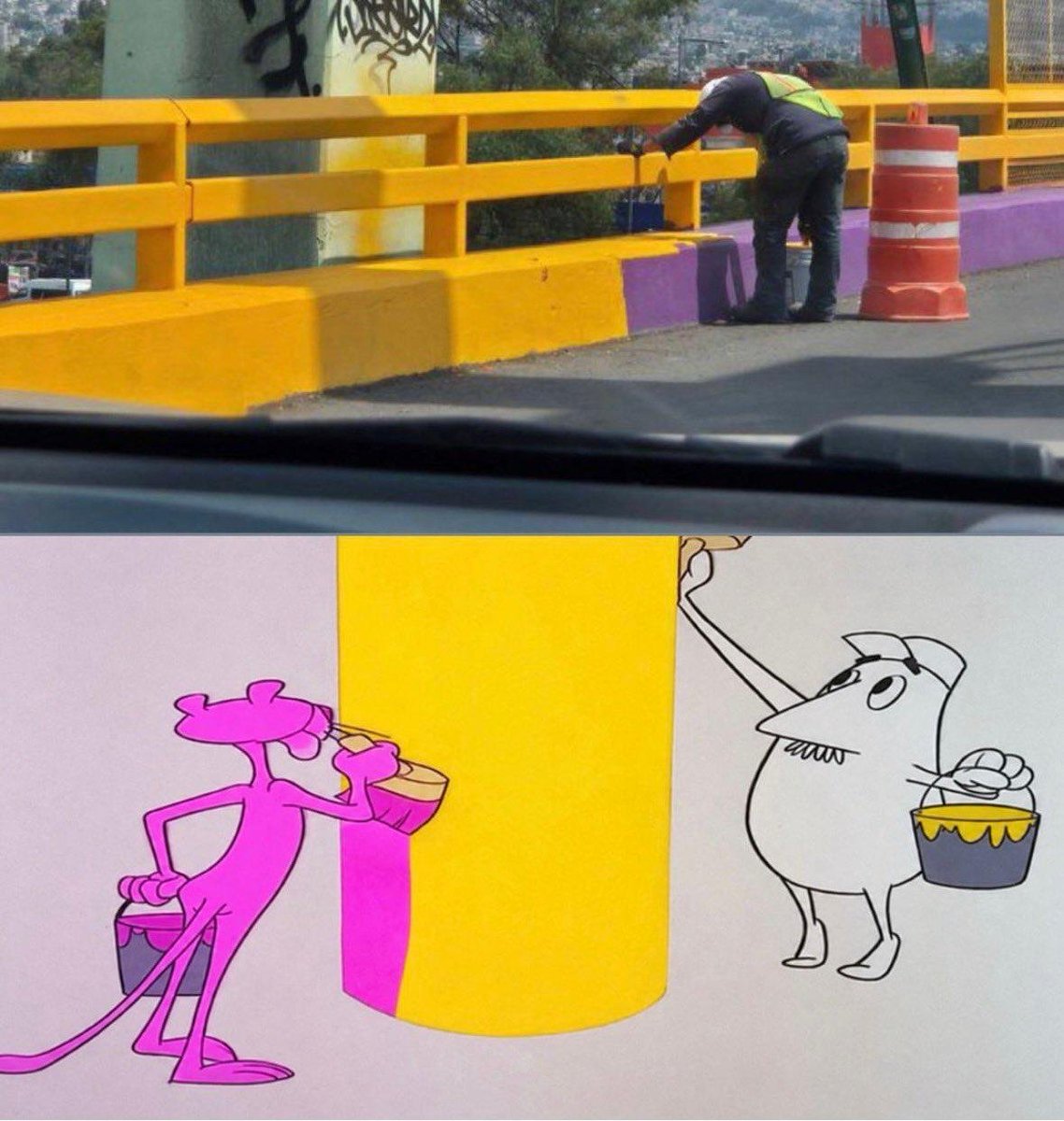 auresve's tweet photo. Cuando la realidad supera a la ficción. #CDMX https://t.co/jaJotR4bq9