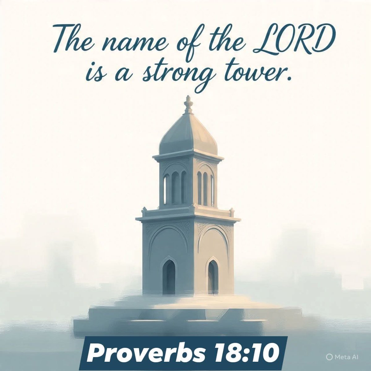 ajidenioo's tweet photo. The name of the LORD is a strong tower: the righteous runneth into it, and is safe.

Proverbs 18:10 https://t.co/D7xooypj0u