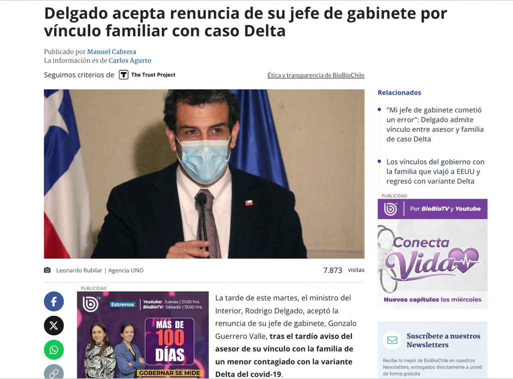 danimanouchehri's tweet photo. Kast prometió orden y seguridad. Lo que vemos es otra cosa. Sacan a Jouannet de forma humillante. Lo reemplazan con Gonzalo Guerrero, quien el 2021 tuvo que salir de Interior porque no informó su vínculo familiar con quienes trajeron la variante Delta al país en plena pandemia. https://t.co/G3W8TP0jJd