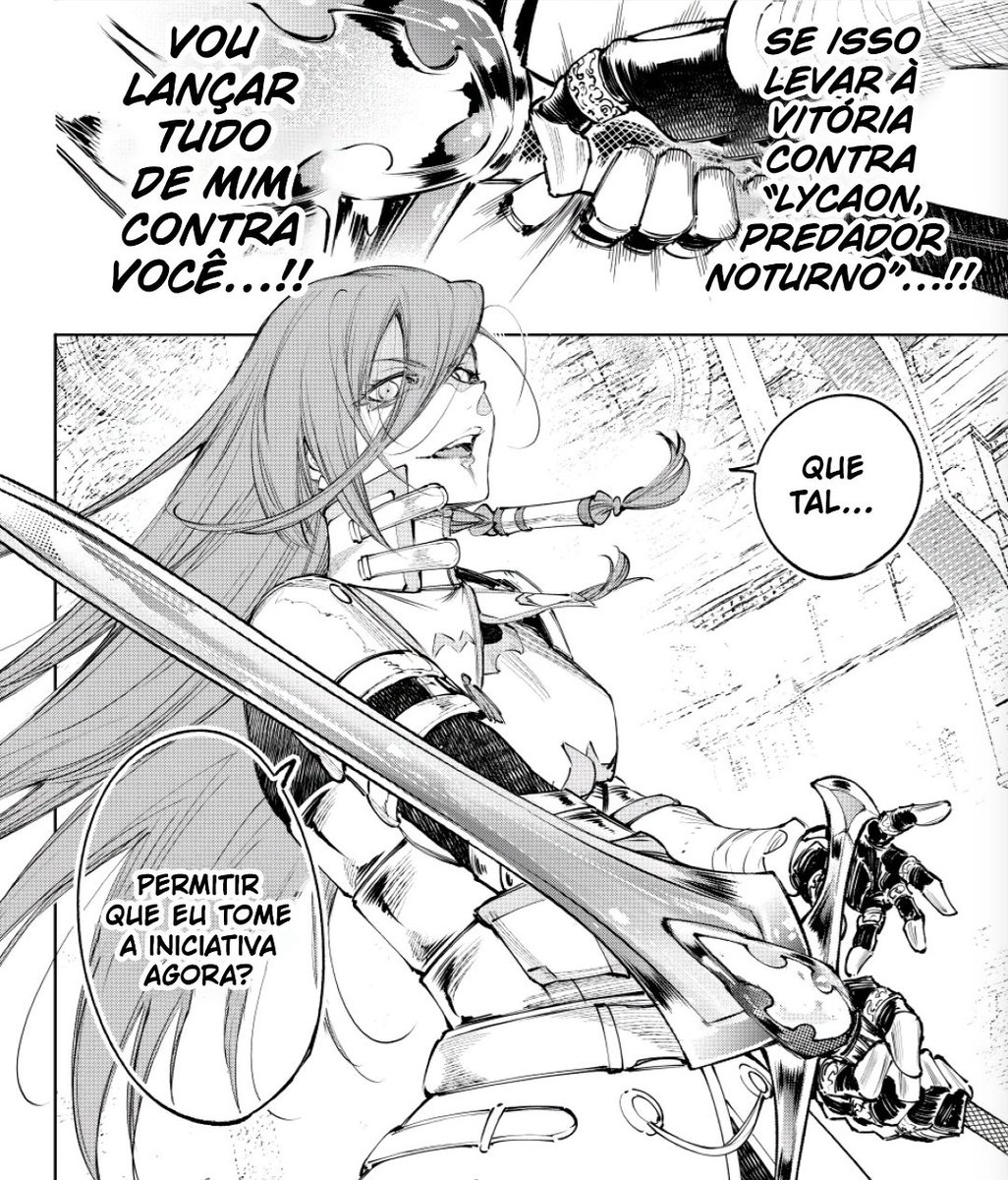 ScanMeiaBomba's tweet photo. "Uma chama que queima fervorosamente que é possuir a paixão pelo jogo!"

Psyger-100 já está entre as personagens mais BRABAS de Shangri-la Frontier! https://t.co/Ajlf45XS0u