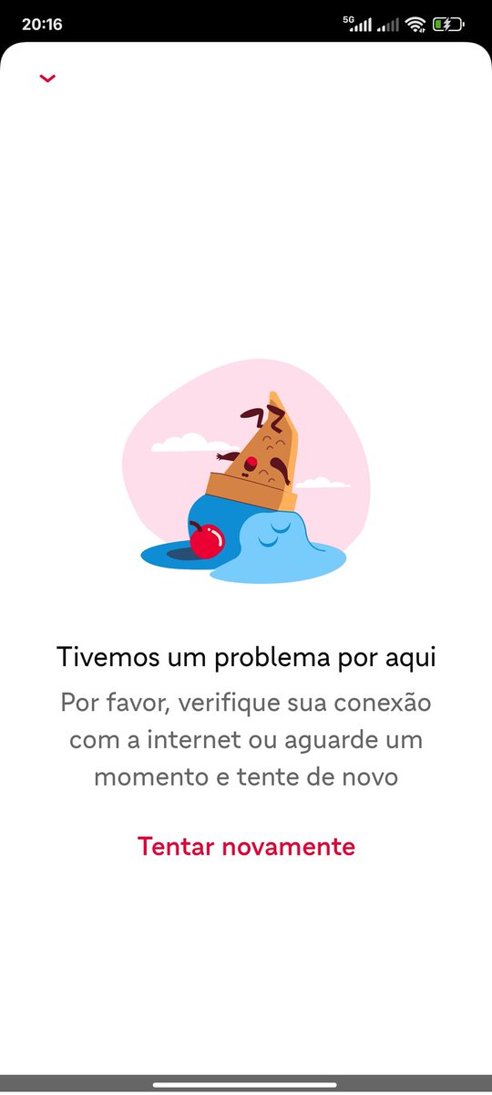PaulaMorPer's tweet photo. @iFood por que não consigo renovar o clube, só dá essa mensagem de erro https://t.co/W3HupU2BZm