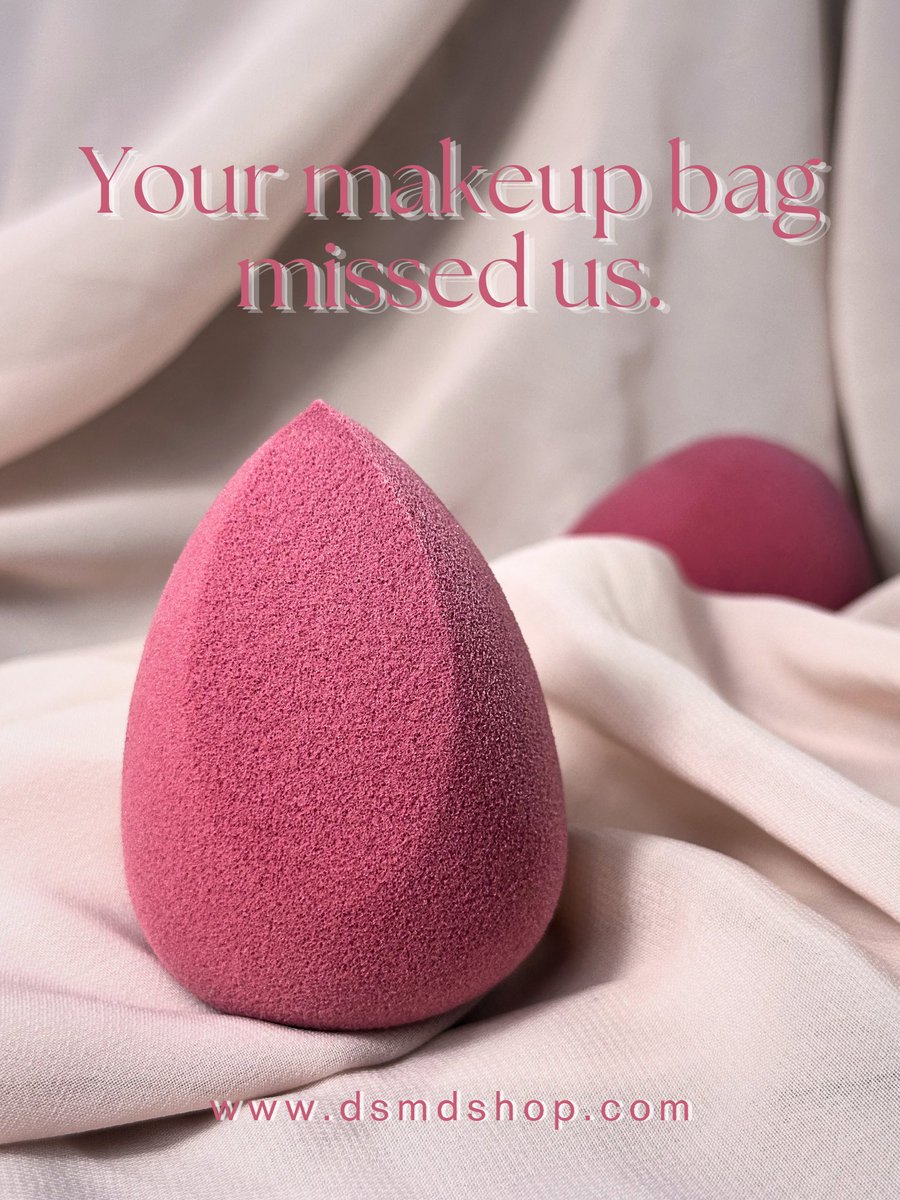 dsmdshop's tweet photo. We heard your makeup bag was looking a little empty. 👀

The DSMD Makeup Sponge is finally back in stock and ready to get back to work.

✨ Flawless blends
✨ Seamless application
✨ Soft, bouncy texture

Restocked. Live now.

https://t.co/fUSXrCmDDw https://t.co/nrMTYO9lIL