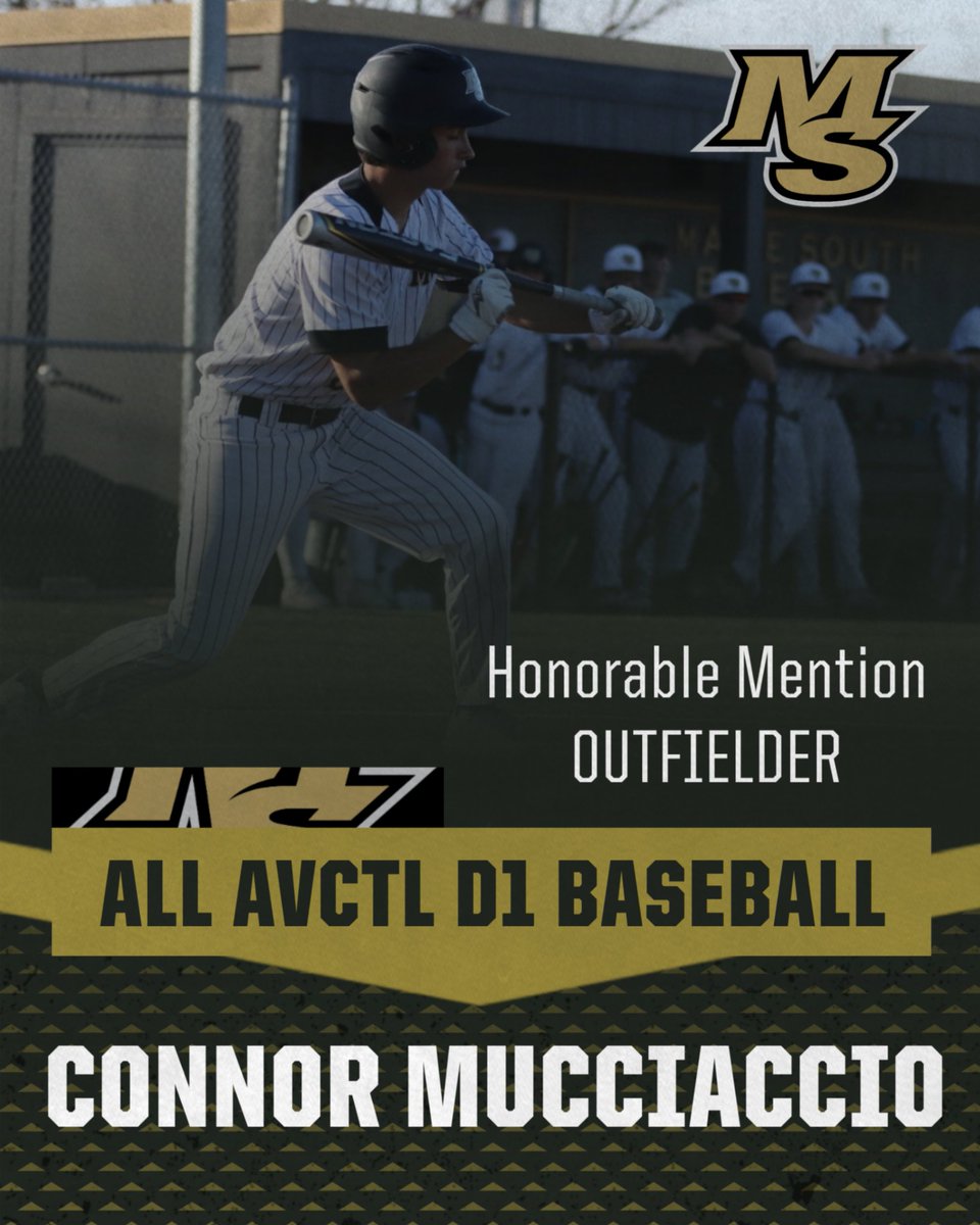 baseball_mshs's tweet photo. The definition of a Dirtbagger!! @connormucc86244 it has been an honor coaching you!!
AVCTL D1 -- Honorable Mention OF https://t.co/Xp0WW9GtQD