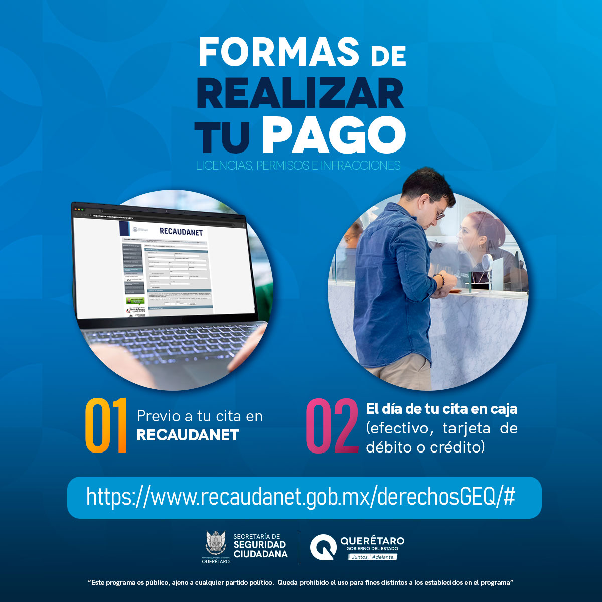 SSCQro's tweet photo. Conoce las formas que ofrecemos de realizar el pago de tu trámite de licencia, permisos e infracciones ⬇️. https://t.co/uBGwWSsDz1