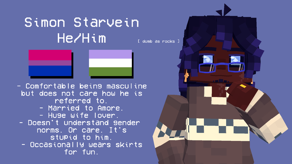 phantomarchive0's tweet photo. Pride month. I'll make a thread with the rest. 
#theimmortalandthelover #mineimator #pride2026 https://t.co/OLGxgqeoSD