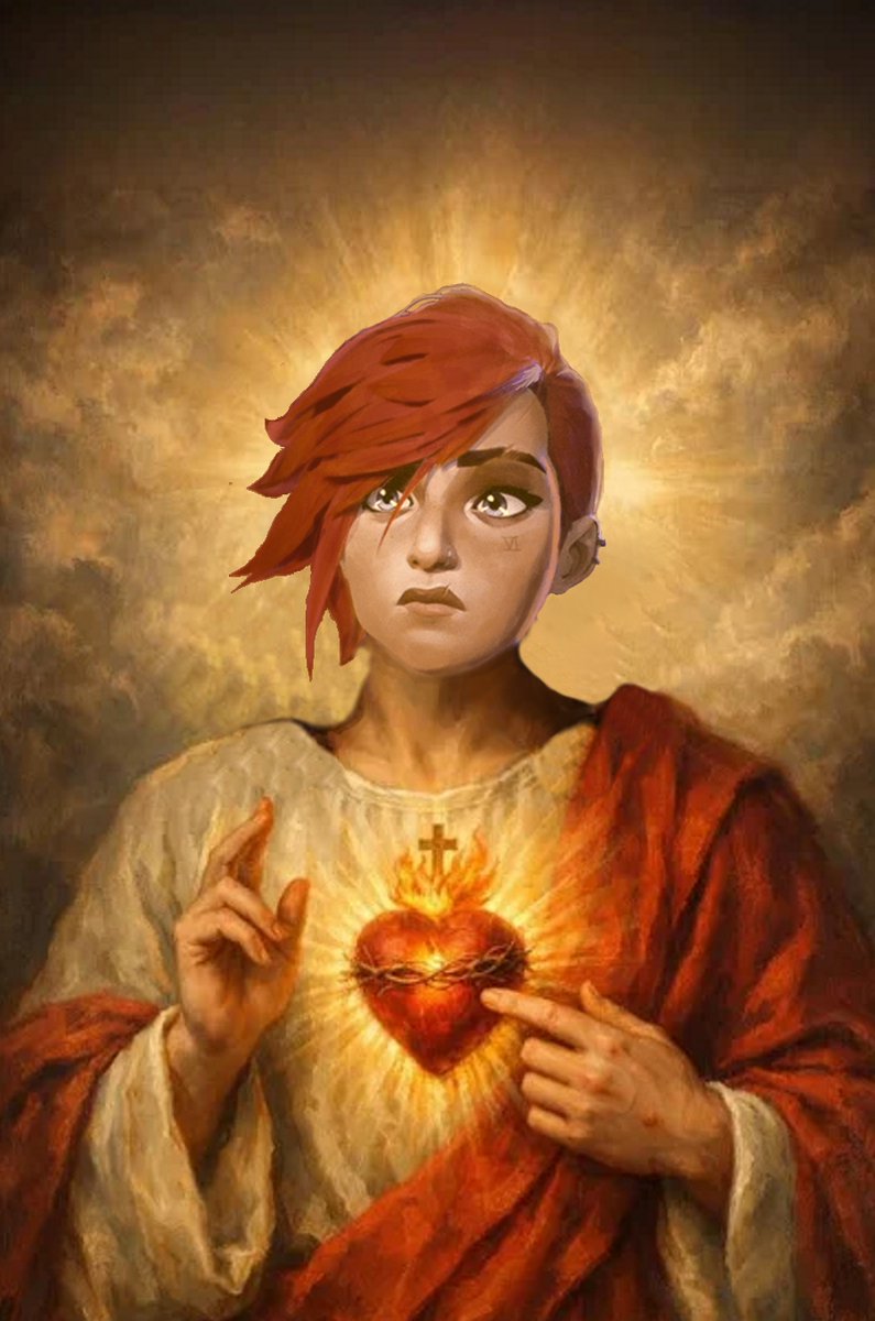mainedruid's tweet photo. @CaitviFicClub  Pride month is as good a time as ever to read The Kingdom of Heaven, where TransmascVi!Jesus loves you exactly how you are, loves Caitlyn!MaryMagdalene as the divinity she is, and redefines a few hot button phrases along the way. https://t.co/oS6qUZWVn8