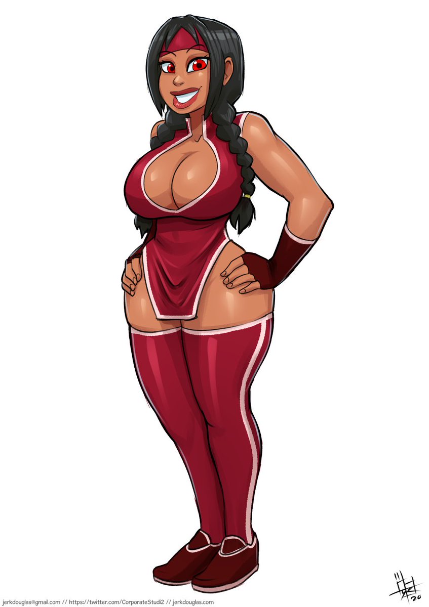 Megaflare08's tweet photo. Jamie Supreme was created almost 6 years ago. 
July 9th, 2020.
It  was during the pandemic, had 0 OCs. Was comming Naga the Serpent, Shantae, and Yumeko Jabami from artists.
But I had an idea in mind!
With help from @HerrHighground we were able to create a baddass busty babe! https://t.co/mkFJhBdGqx