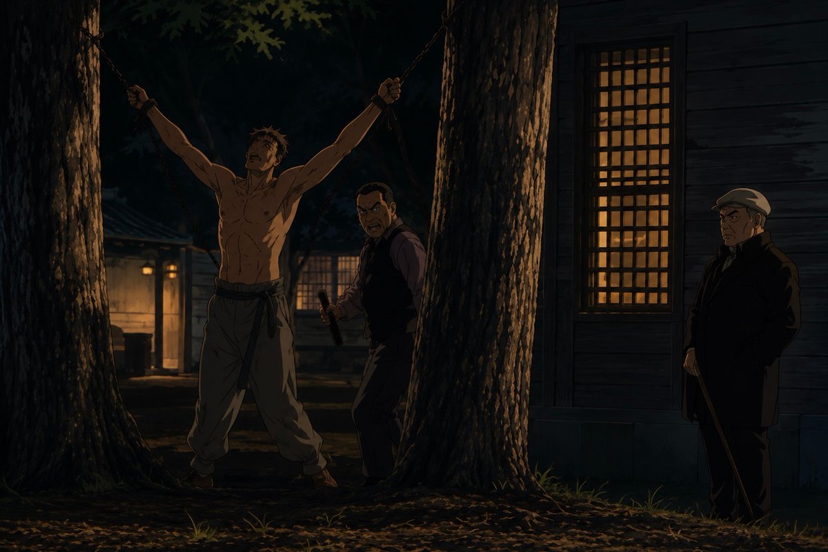 mashatakeno's tweet photo. More artwork of men being punished. https://t.co/WFB51lPvsy