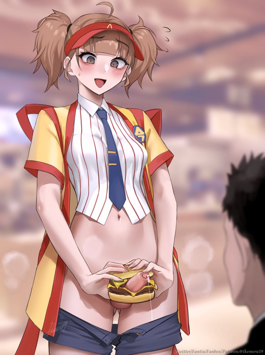 EverdarkSlut's tweet photo. Hex Mania working fast food serving your burger but she's too busy breeding it with her fat cock to give you that extra mayo.

She's doing it right in front of you too. https://t.co/jY2heaitjB