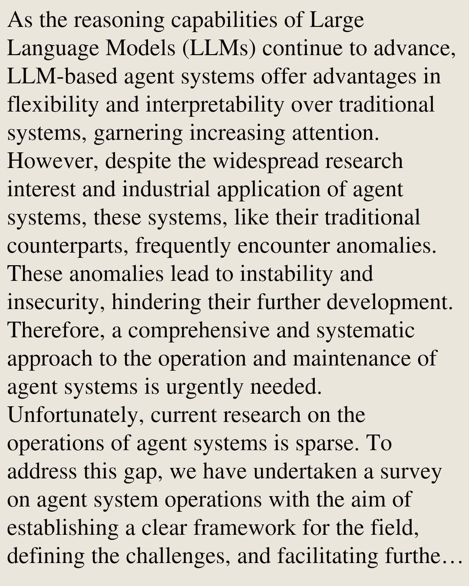 PIN's tweet photo. Agent System Operations: Categorization, Challenges, and Future Directions

Zexin Wang, Changhua Pei, Yuanhao Liu, Jingjing Li, Yintong Huo, Quan Zhou, Haotian Si, Hang Cui, Zihan Liu, Gaogang Xie, Fei Sun, Dan Pei, David Lo
https://t.co/BqYVeqYmz9 [𝚌𝚜.𝙼𝙰] https://t.co/dTrJadEGkC