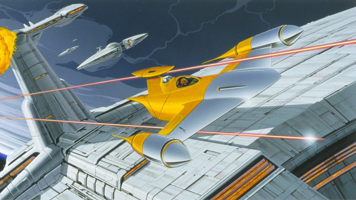 SWEchoes's tweet photo. Le N-1 Starfighter de Naboo taille réelle au Lucas Museum of Narrative Art à Los Angeles. https://t.co/540XItcXH0
