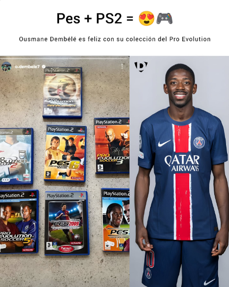 NoContextPES's tweet photo. Pensar que Dembele 🇫🇷 el tipo bicampeón de Champions es fanatico del PES https://t.co/YAM2bmw4Ih