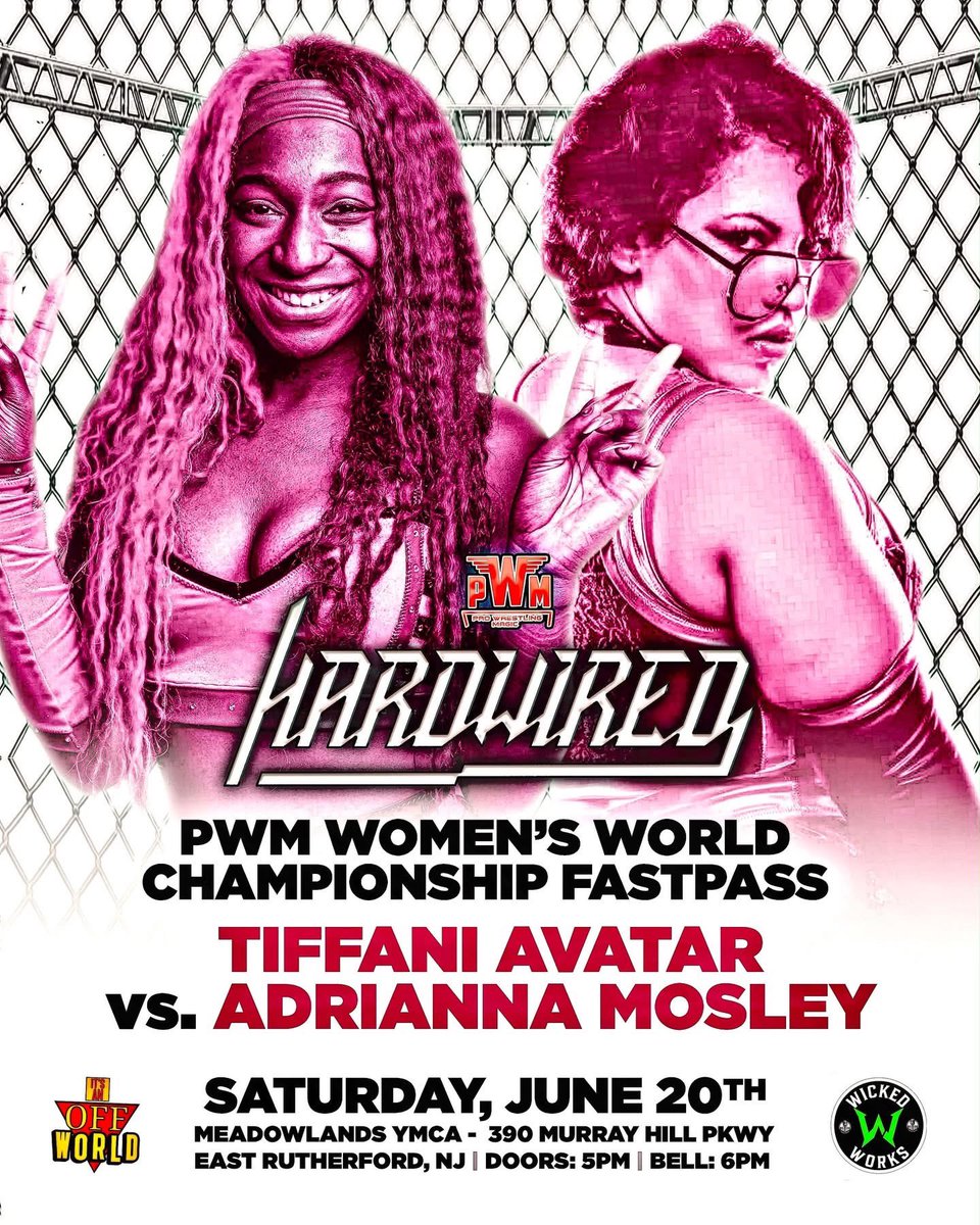 TiffaniAvatar's tweet photo. @NetproStudios -  6/06 
MDWA - 6/07
OWR - 6/12
@1CWProWrestling - 6/13
@WrestlingMagic - 6/20
@ThisIsMattPro - 6/26

Let’s get to candy crushing gumdrops! 🍭👑✨ https://t.co/IZQvxJIgWZ